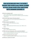 AQA GCSE BIOLOGY 8461&lowbar;1H PAPER 1 HIGHER TIER PAPER & MARK SCHEME ACTUAL EXAM PAPER 2026 QUESTIONS WI&period;pdf&NewLine;&NewLine;