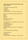 SEER CTR Exam Operations 2026&sol;2027 Questions With Complete Solutions