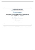 NR547 MIDTERM EXAM 2026&sol;2027 &vert; Differential Diagnosis PMHNP Practicum &vert; Chamberlain Verified Q&A with Rationales &vert; Pass Guaranteed - A&plus; Graded&NewLine;&NewLine;