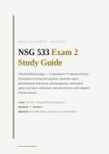 NSG533 EXAM 2 2026&sol;2027 &vert; Advanced Pharmacology Wilkes University &vert; Verified Questions & Answers with Rationales &vert; Pass Guaranteed - A&plus; Graded&NewLine;&NewLine;