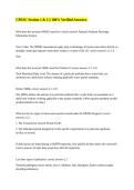 CPESC Section 1 & 2 &vert;&vert; 100&percnt; Verified Answers&period;