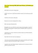 Texas State University HIM 2360 Exam 6 Review &vert;&vert; All Solutions are Accurate&period;