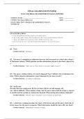 WGU C304 HEALTH ASSESSMENT EXAM 2026 115&plus; COMPLETE EXAM QUESTIONS AND ANSWERS 100&percnt; VERIFIED A&plus; GRADE ASSURED&excl;&excl;&excl;&excl;&excl; NEW LATEST UPDATE&excl;&excl;&excl;&excl;&excl;