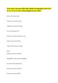 Texas State University HIM 2360&colon; Medical Terminology Exam 6 &lpar;Ch 11&comma; 12&comma; 13&comma; 14&comma; 15&comma; 16&rpar; &vert;&vert; Acknowledged Answers 100&percnt;&period;