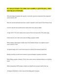 RV REGISTERED TECHNICIAN SAMPLE QUESTIONS &vert;&vert; 100&percnt; DETAILED ANSWERS&period;