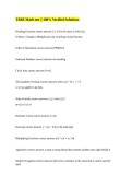 TABE Math test &vert;&vert; 100&percnt; Verified Solutions&period;
