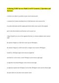 Achieving TABE Success-Math Level D Geometry &vert;&vert; Questions and Answers&period;