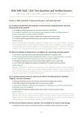 IICRC WRT ACTUAL EXAM 2026&sol;2027 &vert; Water Restoration Technician 190&plus; Verified Questions & Answers &vert; Pass Guaranteed - A&plus; Graded&NewLine;&NewLine;