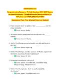 BICSI Technician &NewLine;Comprehensive Resource To Help You Ace 2026-2027 Exams &NewLine;Includes Frequently Tested Questions With ELABORATED &NewLine;100&percnt; Correct COMPLETE SOLUTIONS &NewLine;Guaranteed Pass First Attempt&excl;&excl; Current Update&excl;&excl;