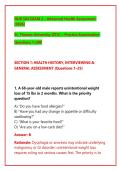 NUR 504 EXAM 2 &ndash; Advanced Health Assessment &NewLine;&lpar;2026&rpar;&NewLine;St&period; Thomas University &lpar;STU&rpar; &ndash; Practice Examination &NewLine;Questions 1&ndash;200