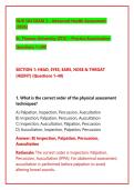 NUR 504 EXAM 3 &ndash; Advanced Health Assessment &NewLine;&lpar;2026&rpar;&NewLine;St&period; Thomas University &lpar;STU&rpar; &ndash; Practice Examination &NewLine;Questions 1&ndash;200