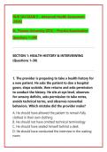 NUR 504 EXAM 5 &ndash; Advanced Health Assessment &NewLine;&lpar;2026&rpar;&NewLine;St&period; Thomas University &lpar;STU&rpar; &ndash; Practice Examination &NewLine;Questions 1&ndash;200