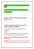 NUR 504 FINAL EXAM &ndash; Advanced Health Assessment &NewLine;&lpar;2026&rpar;&NewLine;St&period; Thomas University &lpar;STU&rpar; &ndash; Practice Examination &NewLine;Questions 1&ndash;200