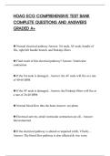 HOAG ECG COMPREHENSIVE TEST BANK&NewLine;COMPLETE QUESTIONS AND ANSWERS&NewLine;GRADED A&plus;