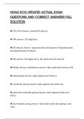 HOAG ECG UPDATED ACTUAL EXAM&NewLine;QUESTIONS AND CORRECT ANSWERS FULL&NewLine;SOLUTION