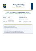 NURS 231 Exam 1  Pathophysiology Portage Learning &lpar;LATEST EDITION&rpar; &vert; Complete Study Guide with Verified Q&A and Detailed Rationales &vert; A&plus; Graded