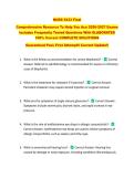 NURS 5433 Final  &NewLine;Comprehensive Resource To Help You Ace 2026-2027 Exams &NewLine;Includes Frequently Tested Questions With ELABORATED &NewLine;100&percnt; Correct COMPLETE SOLUTIONS &NewLine;Guaranteed Pass First Attempt&excl;&excl; Current Update&excl;&excl;