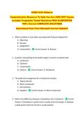 NURS 5433 Midterm  &NewLine;Comprehensive Resource To Help You Ace 2026-2027 Exams &NewLine;Includes Frequently Tested Questions With ELABORATED &NewLine;100&percnt; Correct COMPLETE SOLUTIONS &NewLine;Guaranteed Pass First Attempt&excl;&excl; Current Update&excl;&excl;
