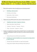 NURS 250 Final Exam Practice Exam &lpar;PDF&rpar; &vert; Latest &NewLine;Update 2026&sol;27 &vert; A&plus; Verified &vert; Instant Pdf Download