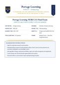 NURS 231 Final Exam  Portage Learning &lpar;LATEST EDITION&rpar; &vert; Comprehensive Study Guide with Verified Q&A and Detailed Rationales &vert; Pathophysiology &vert; A&plus; Graded