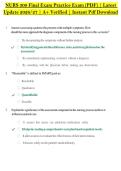 NURS 300 Final Exam Practice Exam &lpar;PDF&rpar; &vert; Latest &NewLine;Update 2026&sol;27 &vert; A&plus; Verified &vert; Instant Pdf Download 