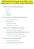 NURS 300 Final Exam Practice Exam &lpar;PDF&rpar; &vert; Latest &NewLine;Update 2026&sol;27 &vert; A&plus; Verified &vert; Instant Pdf Download 