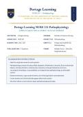 NURS 231 Pathophysiology Exam Portage Learning &lpar;LATEST EDITION&rpar; &vert; Complete Study Guide with Verified Q&A and Detailed Rationales &vert; A&plus; Graded