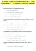 NURS 322 Final Exam Practice Exam &lpar;PDF&rpar; &vert; Latest &NewLine;Update 2026&sol;27 &vert; A&plus; Verified &vert; Instant Pdf Download