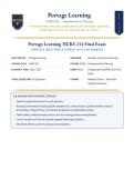 NURS 231 Final Exam Portage Learning &lpar;LATEST EDITION&rpar; &vert; Comprehensive Study Guide with Verified Q&A and Detailed Rationales &vert; Pathophysiology&comma; Nursing Fundamentals&comma; Pharmacology&comma; Maternal-Newborn &vert; A&plus; Graded