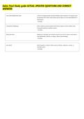 AsAm Final Study guide ACTUAL UPDATED QUESTIONS AND CORRECT &NewLine;ANSWERS