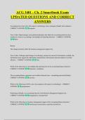 ACG 3401 - Ch&period; 2 Smartbook Exam &NewLine;UPDATED QUESTIONS AND CORRECT &NewLine;ANSWERS