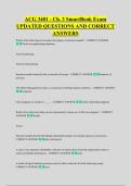ACG 3401 - Ch&period; 3 SmartBook Exam &NewLine;UPDATED QUESTIONS AND CORRECT &NewLine;ANSWERS