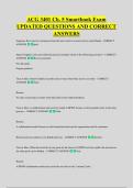 ACG 3401 Ch&period; 5 Smartbook Exam &NewLine;UPDATED QUESTIONS AND CORRECT &NewLine;ANSWERS