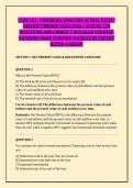 CCIM 101 - FINANCIAL ANALYSIS ACTUAL EXAM &vert; &NewLine;NEWEST VERSION 2024-2026 &vert; ACTUAL 120 &NewLine;QUESTIONS AND CORRECT DETAILED VERIFIED &NewLine;ANSWERS FROM VERIFIED SOURCES BY EXPERT &NewLine;RATED A GRADE
