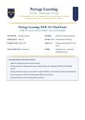 NURS 231 Final Exam Pathophysiology &lpar;LATEST EDITION&rpar; &vert; Complete Study Guide with Verified Q&A and Detailed Rationales &vert; A&plus; Graded &vert; Portage Learning