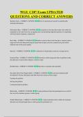 WGU C207 Exam UPDATED &NewLine;QUESTIONS AND CORRECT ANSWERS