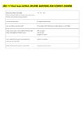 AMS 117 Final Exam ACTUAL UPDATED QUESTIONS AND CORRECT ANSWERS