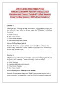 SNCOA LDR-303S IMPROVING &NewLine;ORGANIZATIONS Newest Version &vert; Actual &NewLine;Questions and Correct Detailed Verified Answers &NewLine;From Verified Sources &vert; 100&percnt; Pass &vert; Grade A&plus; 