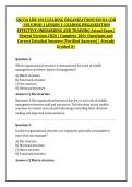 SNCOA LDR 301S LEADING ORGANIZATIONS SNCOA LDR -301S MOD 1 LESSON 1&colon; LEADING ORGANIZATION &NewLine;EFFECTIVE ONBOARDING AND TRAINING Actual Exam &vert; &NewLine;Newest Version 2026 &vert; Complete 100&plus; Questions and &NewLine;Correct Detailed Answers &lpar;Verified Answers&rpar; &vert; Already &NewLine;Grade