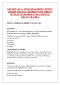 LDR-201S &lpar;NCOA&rpar; KNOWLEDGE CHECKS &vert; NEWEST &NewLine;VERSION 2024-2026 &vert; QUESTIONS AND CORRECT &NewLine;DETAILED ANSWERS &lpar;VERIFIED ANSWERS&rpar; &vert; &NewLine;ALREADY GRADED A 