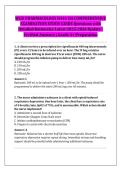 WGU PHARMACOLOGY D441 OA COMPREHENSIVE &NewLine;EXAMINATION STUDY GUIDE Questions with &NewLine;Detailed Rationales Latest 2025-2026 Update &vert; &NewLine;Verified Answers &vert; Grade A&plus; Preparation