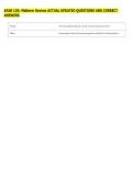 AFAB 130&colon; Midterm Review ACTUAL UPDATED QUESTIONS AND CORRECT &NewLine;ANSWERS