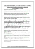 KINESIOLOGY SEMESTER 2 FINAL &vert; VERIFIED QUESTIONS&NewLine;AND ANSWERS &vert; 100&percnt; ACCURATE&comma; A&plus; GRADED&comma;&NewLine;GUARANTEED SUCCESS&excl;