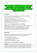 2026 ALL HESI FUNDAMENTALS EXAM SPRING &NewLine;TEST BANK &vert; LATEST UPDATES &vert; ASSURED &NewLine;CORRECT ANSWERS &vert; TOP TARGET ACADEMIC &NewLine;GUARANTEED PASS