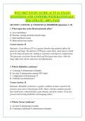 WGU D027 STUDY GUIDE ACTUAL EXAM &vert; &NewLine;QUESTIONS AND ANSWERS WITH RATIONALE &vert; &NewLine;2026 UPDATE &vert; 100&percnt; PASS
