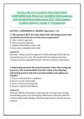 SNCOA LDR-301S LEADING ORGANIZATIONS &NewLine;COMPREHENSIVE PRACTICE EXAMINATION Questions &NewLine;with Detailed Rationales Latest 2025-2026 Update &vert; &NewLine;Verified Answers &vert; Grade A&plus; Preparation 