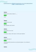 CMSRN BOARD LEVEL ASSESSMENT EXAMINATION ACTUAL TEST PAPER QUESTIONS CORRECT