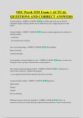 OSU Psych 3325 Exam 1 ACTUAL &NewLine;QUESTIONS AND CORRECT ANSWERS