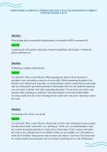 MSRN MEDICAL SURGICAL NURSING UPDATED ACTUAL EXAM QUESTIONS CORRECT ANSWERS