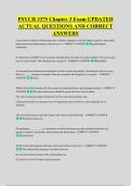 PSYCH 3375 Chapter 3 Exam UPDATED &NewLine;ACTUAL QUESTIONS AND CORRECT &NewLine;ANSWERS